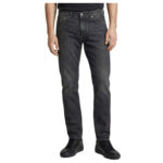 Zero Construction Jeans 5 tasche lavaggio SW - Nero