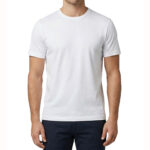 Markup - T-shirt jersey unito cotone fiammato mercerizzato - col. Bianco